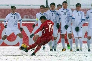 Siêu phẩm “cầu vồng trong tuyết” của Quang Hải trở thành Bàn thắng biểu tượng của U23 châu Á