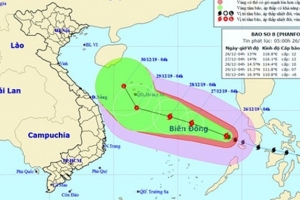 Khẩn trương ứng phó với cơn bão Phanfone