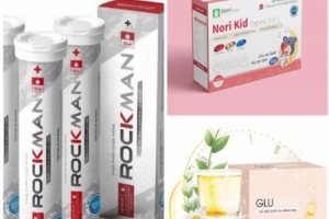 Cảnh báo 3 sản phẩm Rockman, Gluwhite, Nori Kid quảng cáo sai sự thật