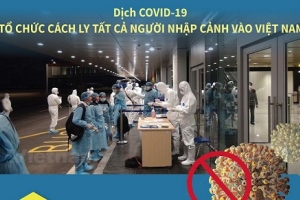 Cách ly tất cả người nhập cảnh vào Việt Nam từ 21/3