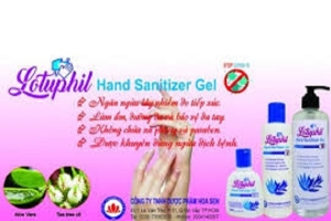 Thu hồi sản phẩm LOTUPHIL HAND SANITIZER GEL có hàm lượng methanol vượt giới hạn cho phép