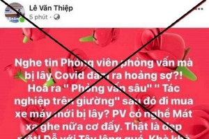 Luật sư Lê Văn Thiệp bị xử phạt 8 triệu đồng vì hành vi đăng tin xúc phạm một nữ phóng viên