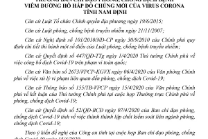 Nam Định: Tiếp tục hoạt động các chốt kiểm soát liên ngành phòng chống dịch