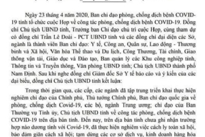 Nam Định: Nới lỏng giãn cách xã hội