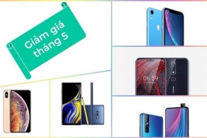 Samsung cùng iPhone giảm giá đầu tháng 5