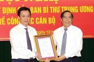 Điều động ông Triệu Thế Hùng làm Phó bí thư Tỉnh ủy Hải Dương