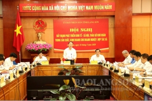Lạng Sơn: Đồng hành, tháo gỡ khó khăn cho doanh nghiệp