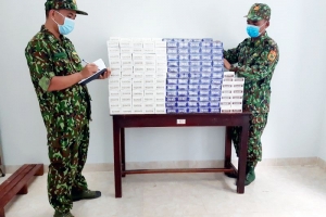 An Giang: Thu giữ gần 3.000 gói thuốc lá nhập lậu trong đêm