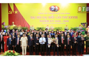 Đại hội đại biểu Đảng bộ TP. Thái Bình nhiệm kỳ 2020 - 2025 thành công tốt đẹp