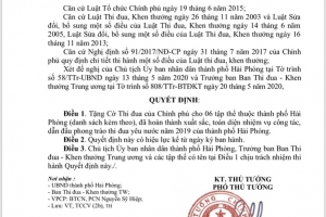 Nhựa Tiền Phong: Vinh dự được Chính phủ tặng Cờ Thi đua