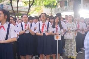 Tỷ lệ "chọi" vào lớp 10 tại các trường tốp đầu tại TP.HCM tăng
