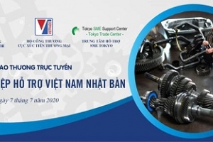 Giao thương xuất khẩu trực tuyến sản phẩm công nghiệp hỗ trợ sang Nhật Bản