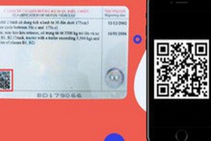 Bằng lái xe mới sẽ in thêm mã QR