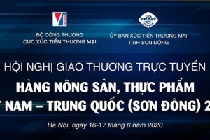Cơ hội giao thương trực tuyến nông sản, thực phẩm Việt Nam - Trung Quốc