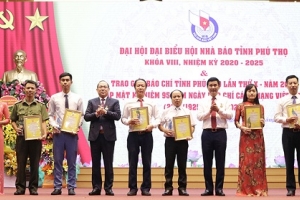 66 tác phẩm đoạt Giải Báo chí tỉnh Phú Thọ lần thứ X