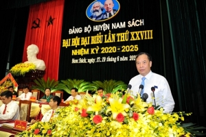 Hải Dương: Khai mạc Đại hội đại biểu Đảng bộ huyện Nam Sách lần thứ XXVIII