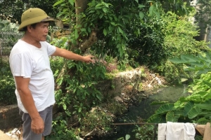 Vĩnh Phúc: Người dân bức xúc vì phải sống chung với mương nước ô nhiễm