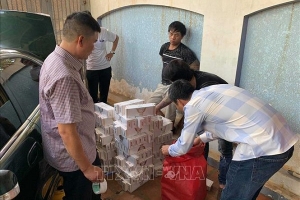 Bắt giữ vụ vận chuyển thuốc lá lậu lớn trên địa bàn Đắk Lắk