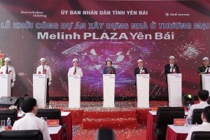 Eurowindow Holding khởi công xây dựng dự án Melinh Plaza Yên Bái