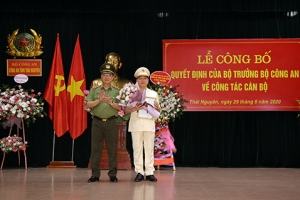 Thái Nguyên: Bổ nhiệm Đại tá Bùi Đức Hải giữ chức Giám đốc công an tỉnh