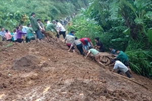 Một người mất tích và một người bị thương do mưa lớn ở Lai Châu vào sáng 3/7