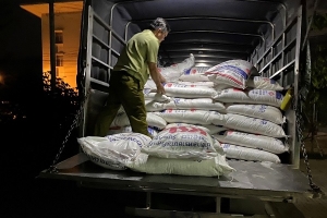 An Giang tạm giữ 4.000kg đường cát Thái Lan không có hóa đơn, chứng từ