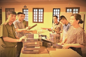 Gần 40.000 bao thuốc lá lậu bị Công an Thanh Hóa bắt giữ