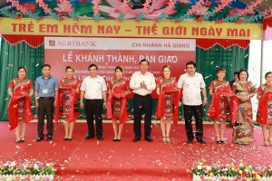 Khánh thành các công trình chào mừng Đại hội Đảng bộ Agribank lần thứ X