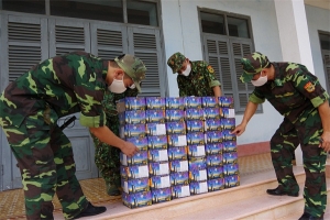 Biên phòng Tây Ninh: Phát hiện, thu giữ 94 kg pháo nổ nhập lậu