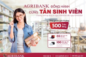 Agribank đồng hành cùng tân sinh viên 2020