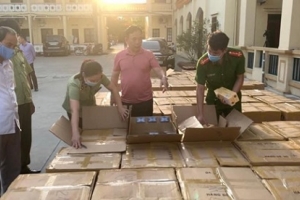 Hưng yên: Thu giữ 64.000 bao thuốc lá lậu nhãn hiệu 555