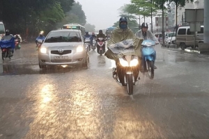 Dự báo thời tiết 15/8: Miền Bắc mưa xối xả