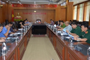 Cao Bằng: Họp Thường trực BCĐ phòng, chống dịch bệnh Covid-19 - Xử phạt người không đeo khẩu trang ra đường
