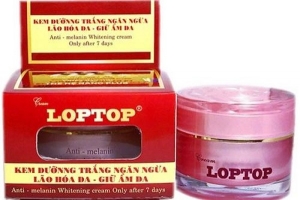 Thông báo thu hồi kem dưỡng trắng ngăn ngừa lão hóa da, giữ ẩm da LOPTOP