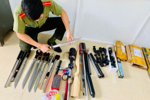 Sẽ xử lý nghiêm các hành vi rao bán vũ khí và công cụ hỗ trợ trên mạng xã hội