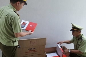 Thu giữ 3.000 chiếc bút máy học sinh không rõ nguồn gốc, xuất xứ tại Phú Thọ