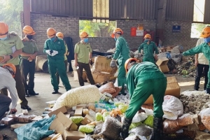 Hà Nội: Tiêu hủy 15 tấn hàng giả