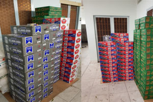 An Giang: Tạm giữ hơn 100 thùng bia các loại và 600 kg đường cát trắng nghi nhập lậu