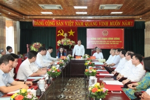 Phó Thủ tướng Chính phủ Trịnh Đình Dũng lưu ý tỉnh Vĩnh Phúc cần tập trung cho nhiệm vụ phát triển kinh tế