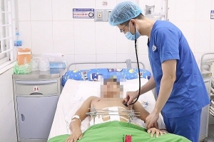 Phú Thọ: Cứu sống người đàn ông bị tường đổ vào người đa chấn thương nguy kịch