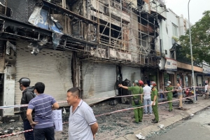 Quận Gò Vấp (TP.HCM): ‘Bà hỏa’ thiêu rụi 2 căn nhà trên đường Nguyễn Oanh