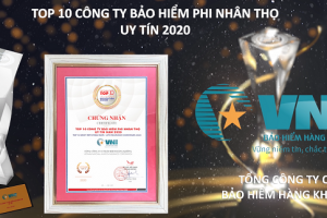 VNI được vinh danh “Top 10 công ty Bảo hiểm Phi nhân thọ uy tín” và FAST500 năm 2020