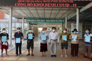 Thêm 3 ca mắc Covid-19 được công bố khỏi bệnh tại Quảng Nam