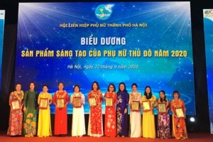 Hà Nội: Tôn vinh 10 ý tưởng, sản phẩm sáng tạo tiêu biểu của phụ nữ