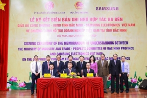 Hợp tác ba bên hỗ trợ doanh nghiệp tham gia chuỗi cung ứng