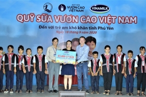 Vinamilk chung tay chăm sóc trẻ em có hoàn cảnh khó khăn tỉnh Phú Yên