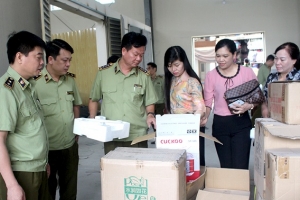 Phú Thọ: Tiêu huỷ tang vật vi phạm hành chính