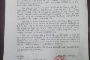 Dự án Hòa Lân: Bộ Công an kết luận về chữ ký giả mạo