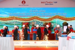 Khởi công Khu công nghiệp-đô thị-dịch vụ Becamex VSIP Bình Định