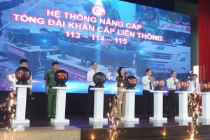 TP. HCM chính thức ra mắt hệ thống nâng cấp tổng đài khẩn cấp liên thông 113-114-115